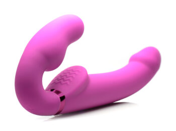 Worlds First Remote Control Inflatable Vibrating Silicone Ergo Fit Strapless Strap-On - Image 4